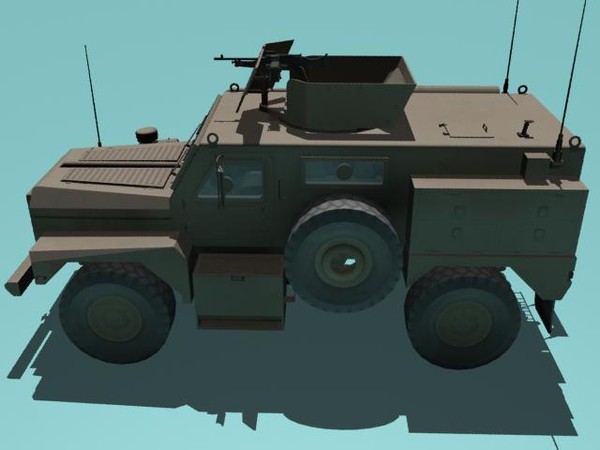 3d model cougar h mrap - Cougar H MRAP Pack by kapitan_21
