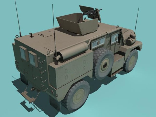 3d model cougar h mrap - Cougar H MRAP Pack by kapitan_21