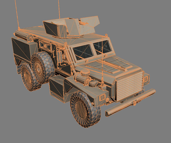 3d model cougar h mrap - Cougar H MRAP Pack by kapitan_21