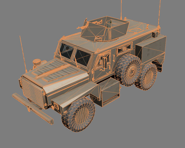 3d model cougar h mrap - Cougar H MRAP Pack by kapitan_21