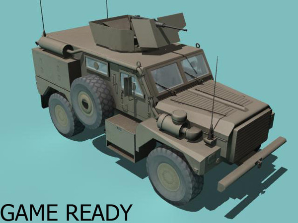 3d model cougar h mrap - Cougar H MRAP Pack by kapitan_21