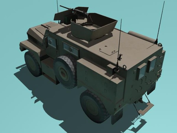 3d model cougar h mrap - Cougar H MRAP Pack by kapitan_21