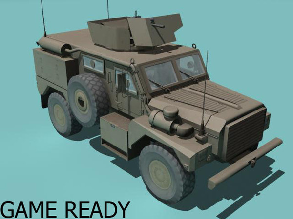 3d model cougar h mrap - Cougar H MRAP Pack by kapitan_21