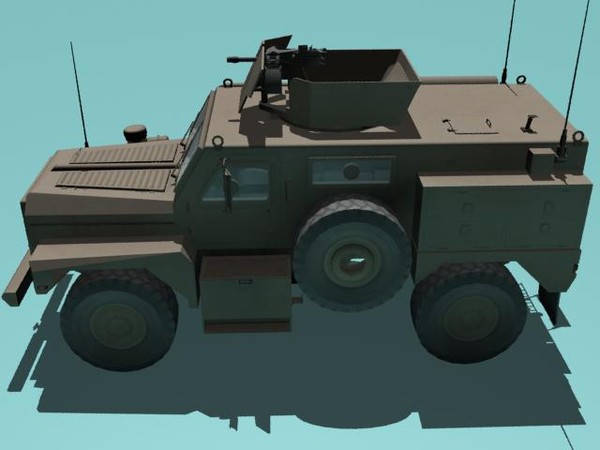 3d model cougar h mrap - Cougar H MRAP Pack by kapitan_21