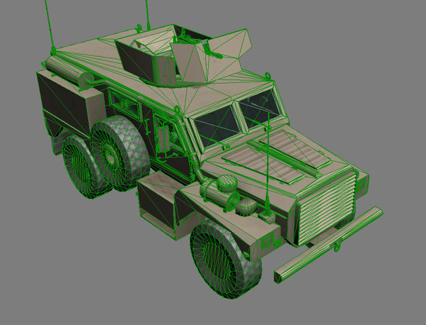 3d model cougar h mrap - Cougar H MRAP Pack by kapitan_21