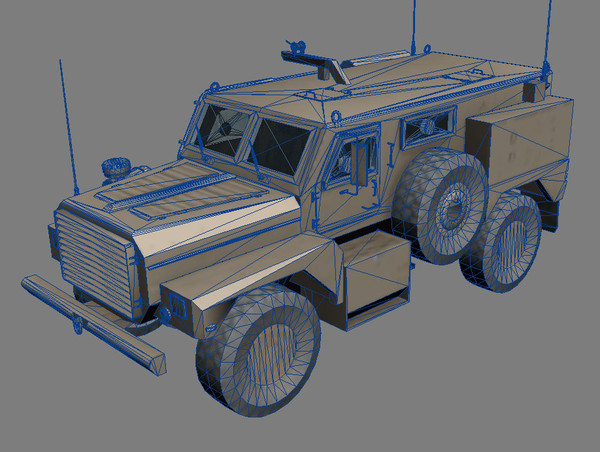 3d model cougar h mrap - Cougar H MRAP Pack by kapitan_21