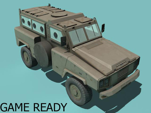 3d rg-31 nyala model - RG-31 Nyala MRAP desert version by kapitan_21