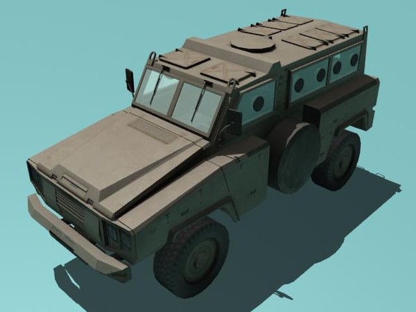 3d rg-31 nyala model - RG-31 Nyala MRAP desert version by kapitan_21