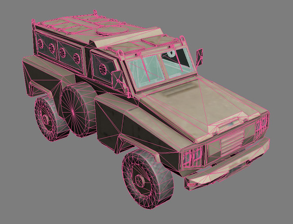 3d rg-31 nyala model - RG-31 Nyala MRAP desert version by kapitan_21