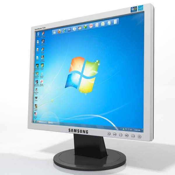 monitor lcd 723n 3d max - Monitor LCD Samsung 723N by PROmax_