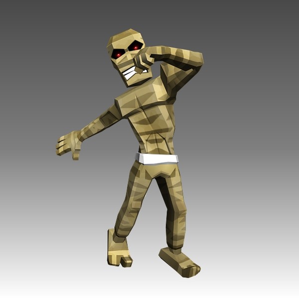 ready animations 3d max - Mummy_v03_anims_v03 by moosinthehoos