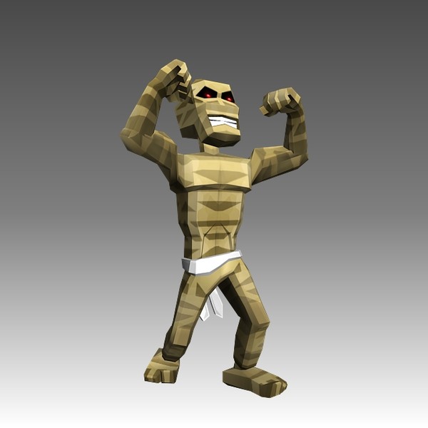 ready animations 3d max - Mummy_v03_anims_v03 by moosinthehoos