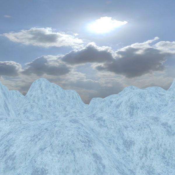 3d land rock snow - Terrain by 3DUniverse Pro