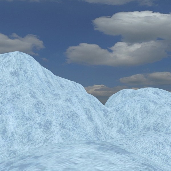 3d land rock snow - Terrain by 3DUniverse Pro