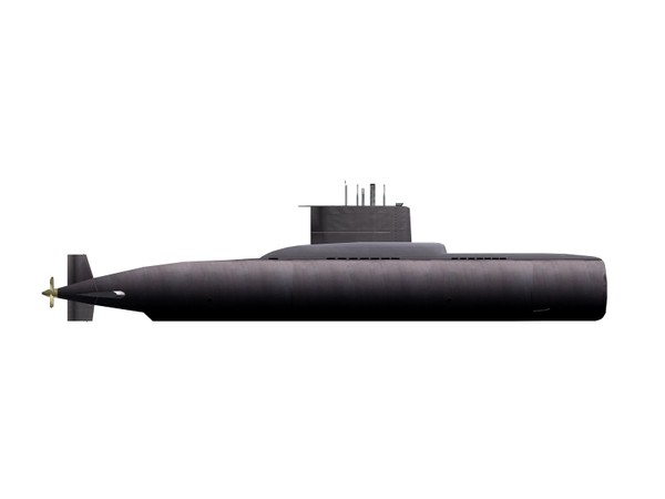 german type 209 1200 3d model - Type 209 class 1200 submarine... by FangioDesign