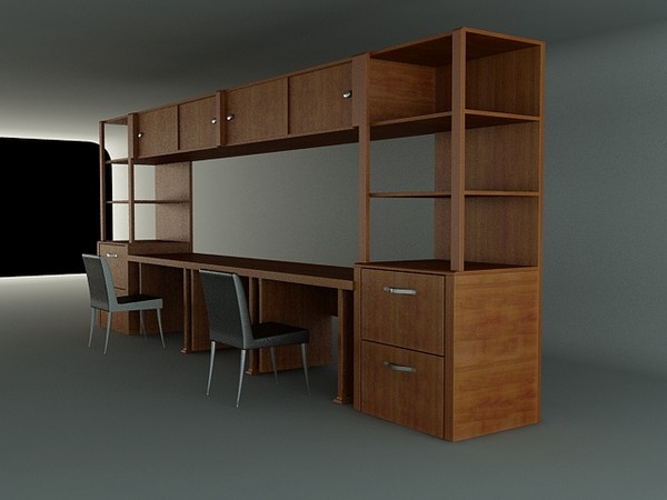 3d desk - desk by mimarburak3