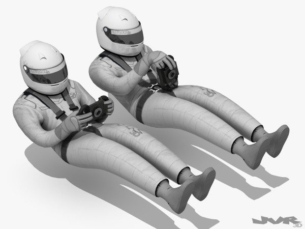 3d generic f1 race car - Generic F1 2012 Race Car by jvr3D