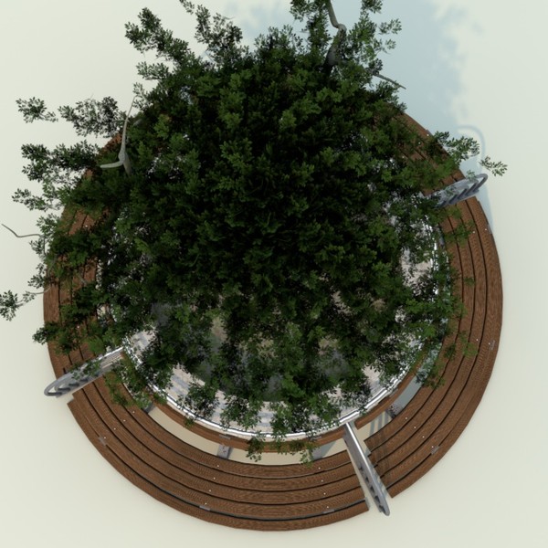 street bench 3d model - Park_bench2 by ERLHN