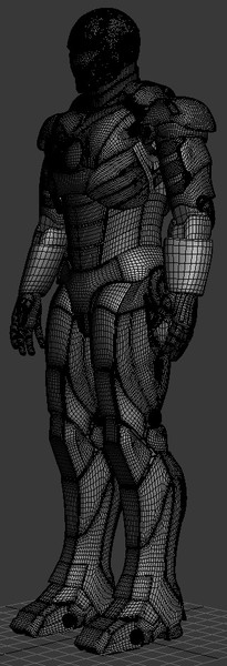 iron man 3d max - Iron Man Model by wibarra88