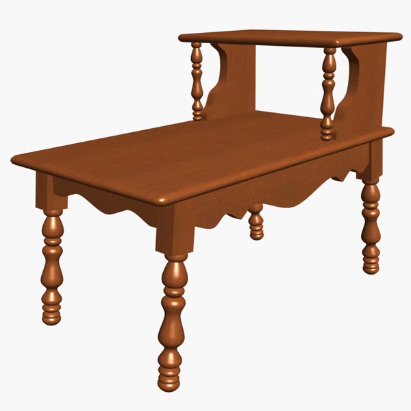 century lane end table 3ds - Lane End Table by chaosfractal