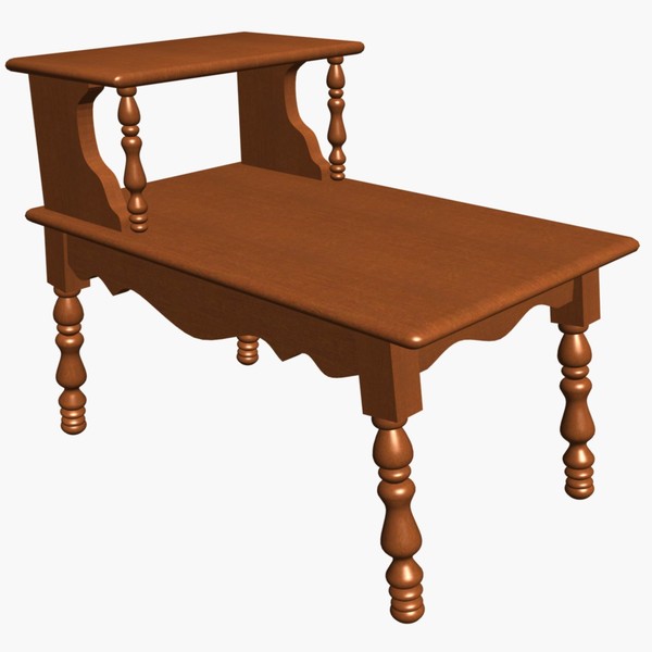 century lane end table 3ds - Lane End Table by chaosfractal