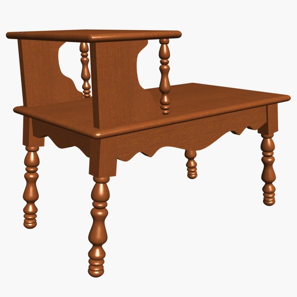 century lane end table 3ds - Lane End Table by chaosfractal