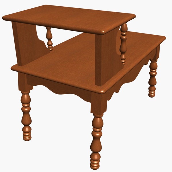 century lane end table 3ds - Lane End Table by chaosfractal