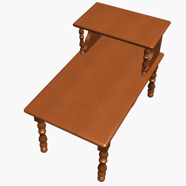 century lane end table 3ds - Lane End Table by chaosfractal