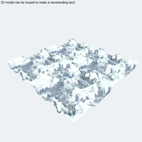 3d looped landscape - Winter Canyon by 3DUniverse Pro