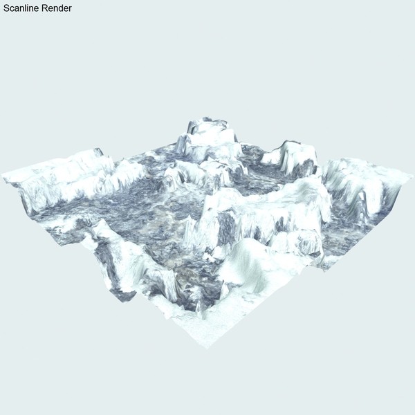 3d looped landscape - Winter Canyon by 3DUniverse Pro