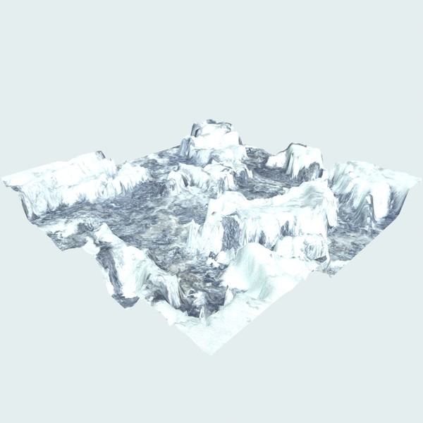 3d looped landscape - Winter Canyon by 3DUniverse Pro