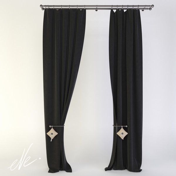 3d velvet drapery - velvet drapery by eve.happy