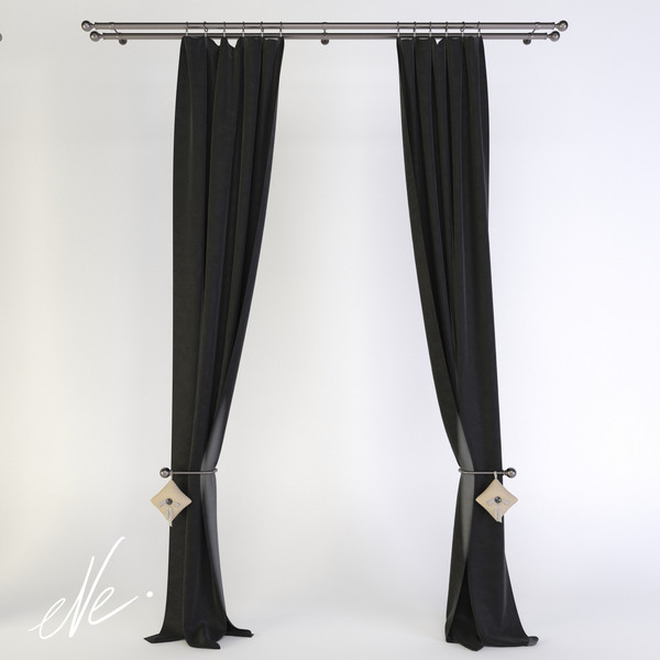 3d velvet drapery - velvet drapery by eve.happy