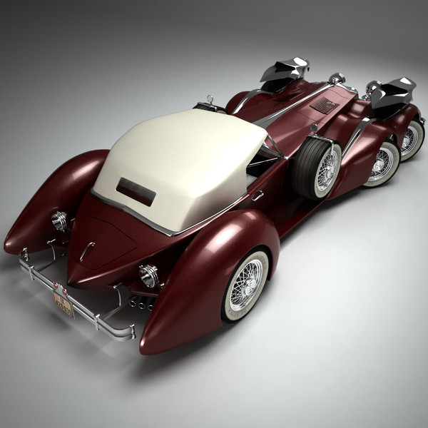 rolls royce steampunk 3d model - SteamPunk Car by Render Steel