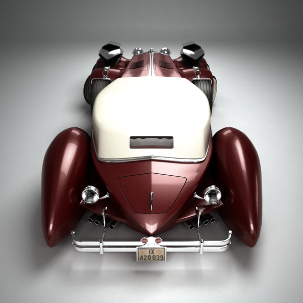 rolls royce steampunk 3d model - SteamPunk Car by Render Steel