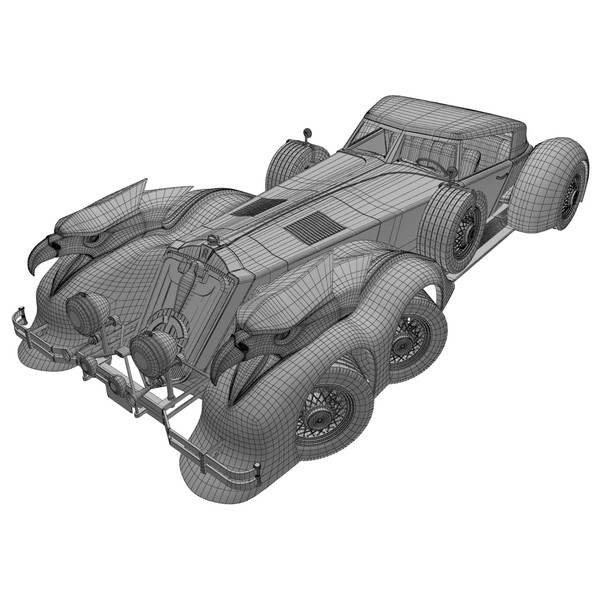 rolls royce steampunk 3d model - SteamPunk Car by Render Steel