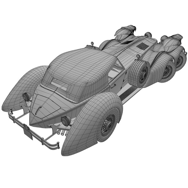 rolls royce steampunk 3d model - SteamPunk Car by Render Steel