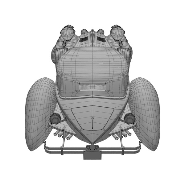 rolls royce steampunk 3d model - SteamPunk Car by Render Steel
