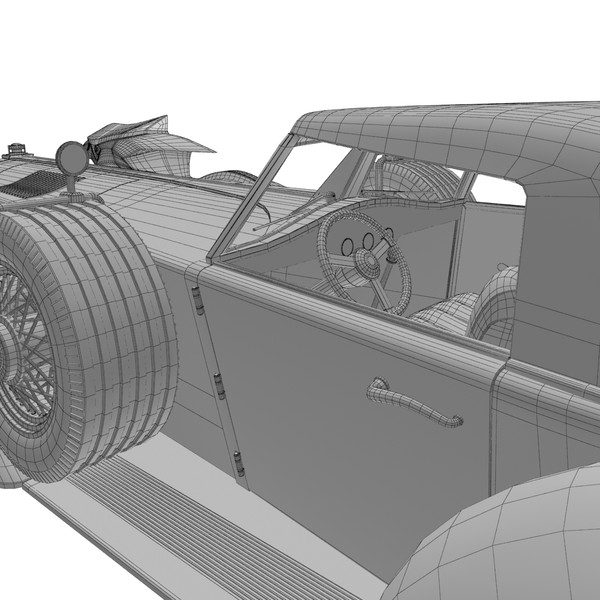 rolls royce steampunk 3d model - SteamPunk Car by Render Steel