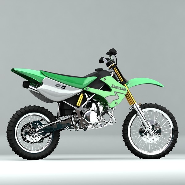 3ds max kawasaki kx 85 - Kawasaki KX 85 by Sandu_Bublic