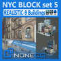 3d model new york city block