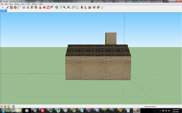 free 3ds model house - My first House by geoman298z