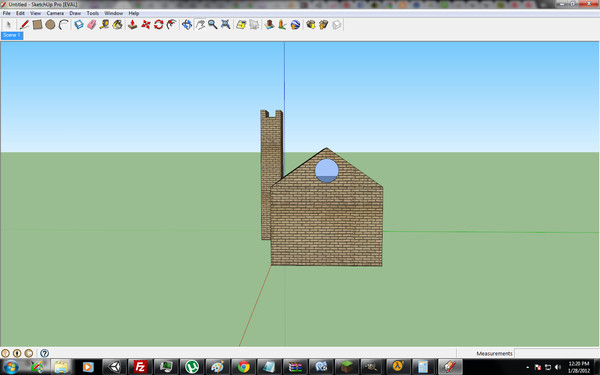 free 3ds model house - My first House by geoman298z