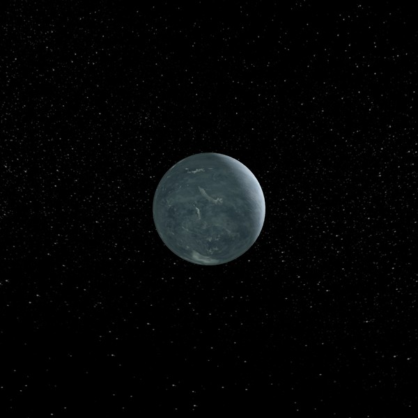 3d clouds planet model - Frozen World by 3DUniverse Pro