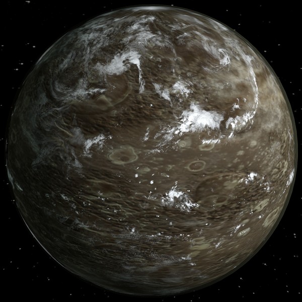 clouds star atmosphere 3d model - Ruin World by 3DUniverse Pro