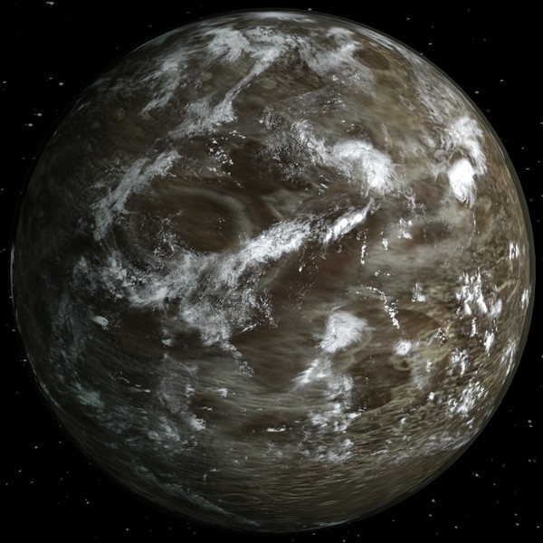 clouds star atmosphere 3d model - Ruin World by 3DUniverse Pro