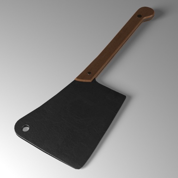 maya meat cleaver - Meat Cleaver... by mostlysquare