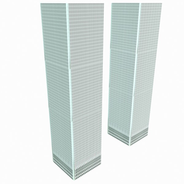 3d model twin towers - Twin Towers by 3DUniverse Pro