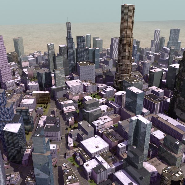 3d parametrically building level model - RT City Starter... by ES3DStudios