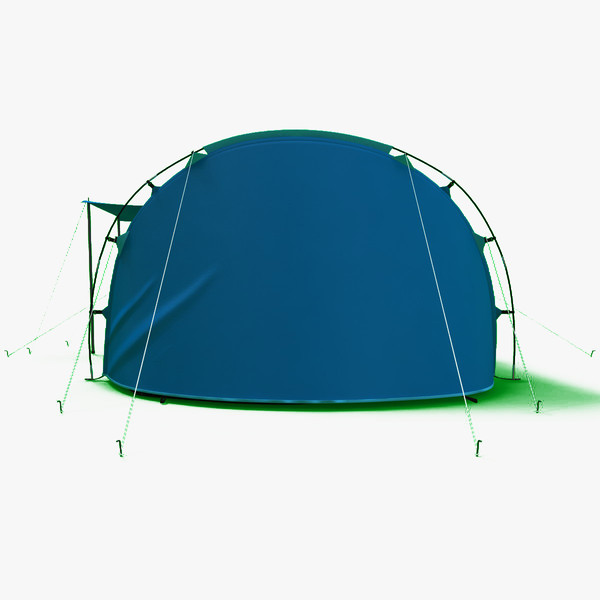 tunnel trekking tent 3ds - Tunnel Trekking Tent by 3d_molier
